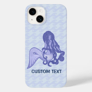 Sitzen von Mermaid Blue Case-Mate iPhone Hülle