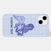 Sitzen von Mermaid Blue Case-Mate iPhone Hülle (Rückseite (Horizontal))
