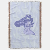 Sitzen von Mermaid Blue Decke (Vorderseite Vertikal)