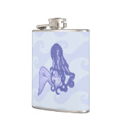 Sitzen von Mermaid Blue Flachmann (Links)