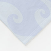 Sitzen von Mermaid Blue Fleecedecke (Ecke)