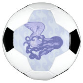 Sitzen von Mermaid Blue Fußball (Gedreht)