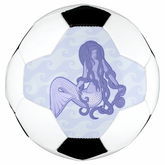 Sitzen von Mermaid Blue Fußball (Vorderseite)