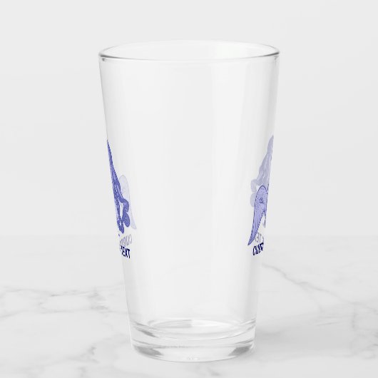 Sitzen von Mermaid Blue Glas (Rechts)