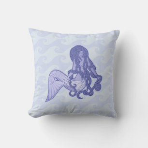Sitzen von Mermaid Blue Kissen