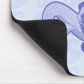 Sitzen von Mermaid Blue Mousepad (Ecke)