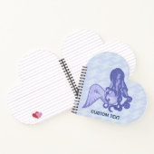 Sitzen von Mermaid Blue Notizblock (Innenseite)