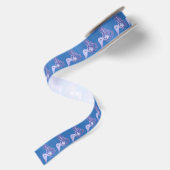Sitzen von Mermaid Blue Satinband (Rückseite)