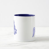 Sitzen von Mermaid Blue Tasse (Zentrum)
