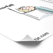 Sitzen, wenn man ein Kind ist. Poster (Ecke)