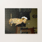Sitzend hübsch Dachshund Puzzle (Horizontal)