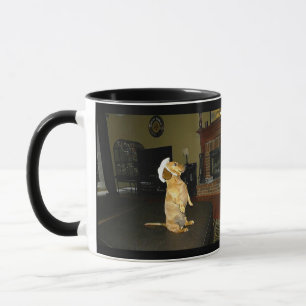 Sitzend oder Fernsehende Dachshund Tasse