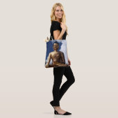 Sitzende Buddha-Statue Tasche (Am Model)