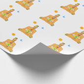 Sitzende Chakren Geschenkpapier (Ecke)