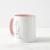 Sitzende Fee… Tasse (Vorderseite Links)