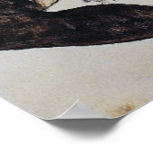 Sitzende Frau, Egon Schiele, 1917, 16W x 24H Poster (Ecke)