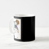 Sitzende Frau mit Bent Knees von Egon Schiele Kaffeetasse (Vorderseite Links)