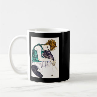 Sitzende Frau mit Bent Knees von Egon Schiele Kaffeetasse