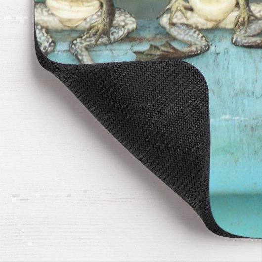 Sitzende Frösche Mousepad (Ecke)