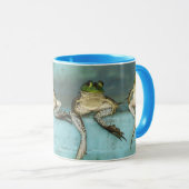 Sitzende Frösche Tasse (VorderseiteRechts)