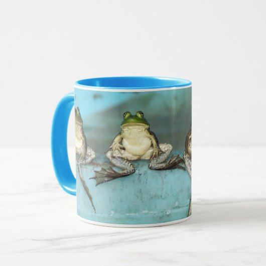 Sitzende Frösche Tasse (Vorderseite Links)