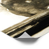 Sitzende Gemälde von Francisco Goya Poster (Ecke)