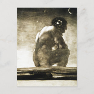 Sitzende Gemälde von Francisco Goya Postkarte