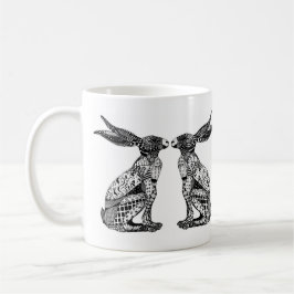 Sitzende Hasen Kaffeetasse