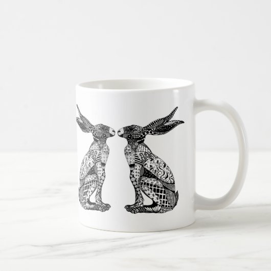 Sitzende Hasen Kaffeetasse (Rechts)