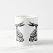 Sitzende Hasen Kaffeetasse (Mittel)
