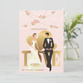 Sitzende hübsche Einladung (Stehend Vorderseite)