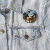 Sitzende hübsche Fee Button (Beispiel)