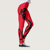 SITZENDE HUNDEikone durch Slipperywindow Leggings (Rechts)