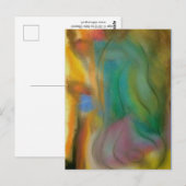 Sitzende Postkarte (Vorne/Hinten)