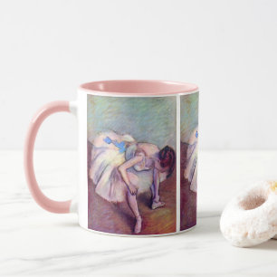 Sitzende Tänzerin von Edgar Degas, Vintage Ballett Tasse