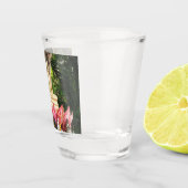 Sitzender asiatischer bunter buddha schnapsglas (Rechts)