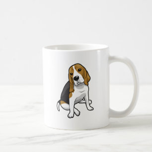 Sitzender Beagle Kaffeetasse