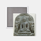 Sitzender Buddha in der Meditation Magnet (Vorderseite/Rückseite)