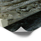 Sitzender Buddha in der Meditation Poster (Ecke)