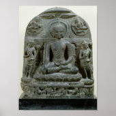 Sitzender Buddha in der Meditation Poster (Vorne)