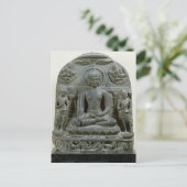 Sitzender Buddha in der Meditation Postkarte (Stehend Vorderseite)