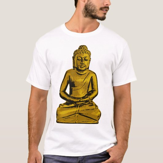 Sitzender Buddha-T - Shirt (Vorderseite)