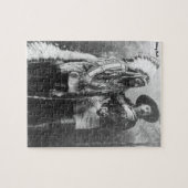 Sitzender Bulle Puzzle (Horizontal)