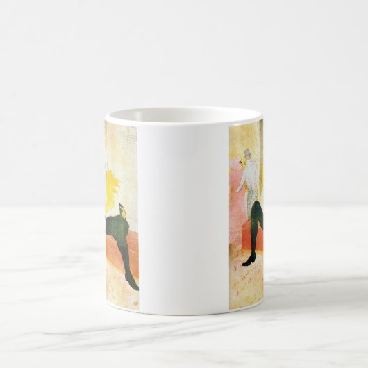 Sitzender Clown durch Toulouse-Lautrec Kaffeetasse (Mittel)