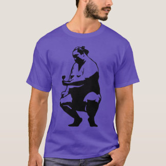 Sitzender Sumo In Liebe vintage T-Shirt