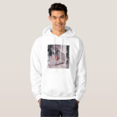 Sitzender Wolf 2000 Hoodie (Vorne ganz)
