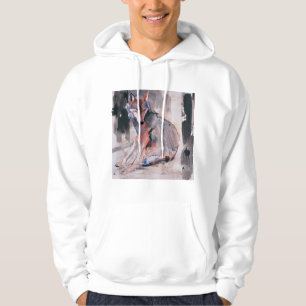 Sitzender Wolf 2000 Hoodie