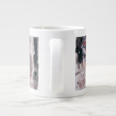 Sitzender Wolf 2000 Jumbo-Tasse (Rückseite)