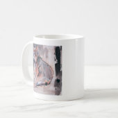 Sitzender Wolf 2000 Kaffeetasse (Vorderseite Links)