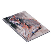 Sitzender Wolf 2000 Notizblock (Rechte Seite)